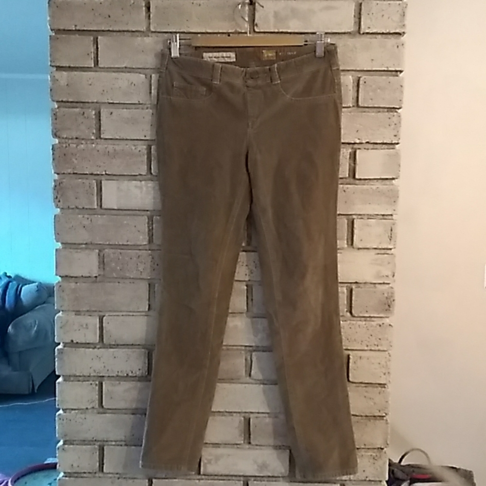 Stretch cord legging jeans
